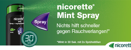 nicorette Mint Spray mit 1 mg Nikotin pro Sprühstoß, 1 St