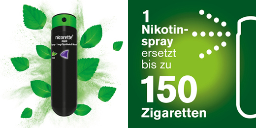 NICORETTE Mint Spray 1 mg/Sprühstoß NFC, 2 St