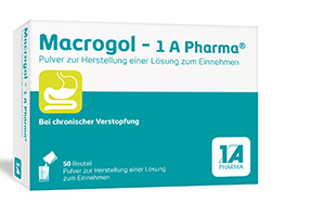 Macrogol-1A Pharma Pulver zur Herstellung einer Lösung zum Einnehmen, 50 St