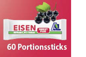 EISEN DIREKT plus Vitamin C+Folsäure+B12 Pulver, 60 St