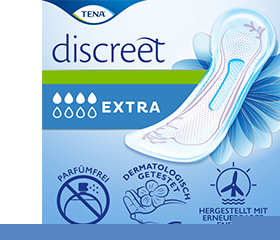 TENA® discreet Lady Pads Extra bei Inkontinenz, 20 St