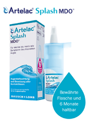 Artelac Splash MDO Augentropfen bei trockenen Augen, 1X10 ml