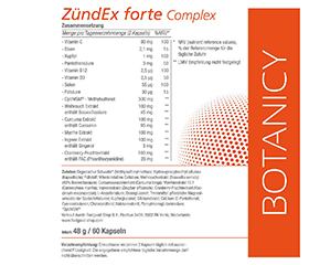 ZÜNDEX forte Complex mit OptiMSM Kapseln, 60 St