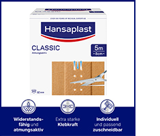 HANSAPLAST Classic Pflaster 8 cmx5 m, 1 St