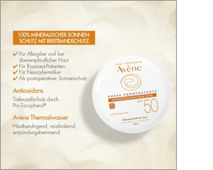 AVENE Kompaktsonnencreme SPF 50 sand, 10 g