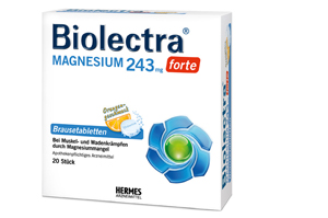 BIOLECTRA Magnesium 243 mg forte Orange Brausetab., 20 St
