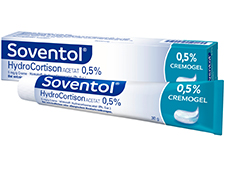 Soventol HydroCortisonacetat 0,5% Cremogel bei Hautentzündungen, 30 g