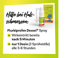 Flurbiprofen Dexcel 8,75 mg / Dosierspray Mundhöhle, 15 ml
