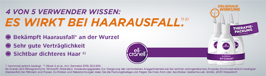 Ell-Cranell bei hormonell-erblich bedingtem Haarausfall, 3X200 ml