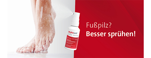 MYKOSERT Spray bei Haut- und Fußpilz, 30 ml