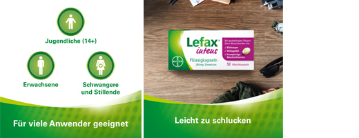 Lefax intens Flüssigkapseln 250 mg Simeticon, 50 St