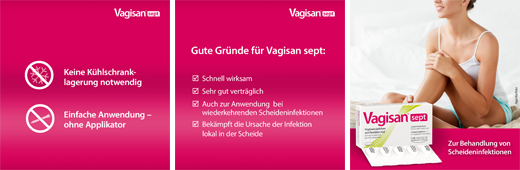 Vagisan sept Vaginalzäpfchen mit Povidon-Iod, 5 St