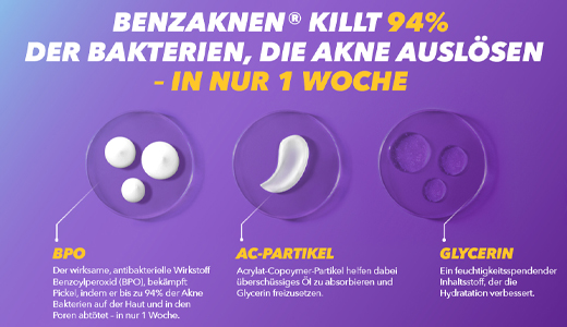 Benzaknen® Wash 5% Suspension bei unreiner Haut und leichter Akne, 2X100 g