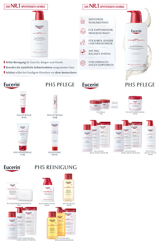 Eucerin pH5 Waschlotion empfindliche Haut, 400 ml