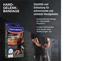 Hansaplast Sport Handgelenk-Bandage Größe L/XL, 1 St