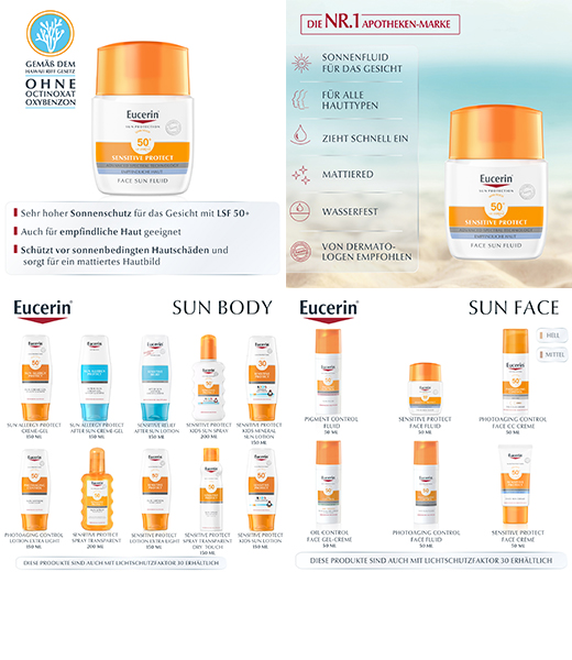 Eucerin Sun Sensitive Protect Face Fluid LSF 50+ (50 ml)