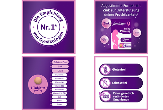 FEMIBION 0 Babyplanung Tabletten, 84 St
