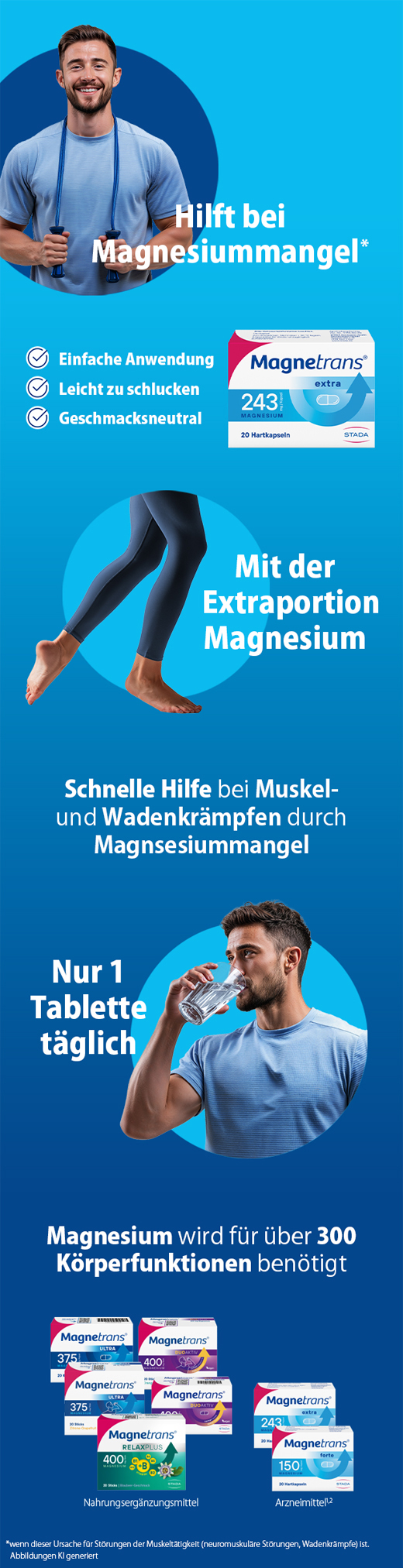 MAGNETRANS extra 243 mg Hartkapseln, 100 St