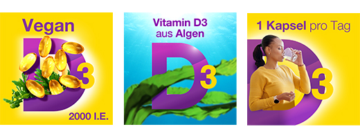 Vigantolvit 2000 I.E. Vitamin D3 vegan Weichkapseln , 120 St