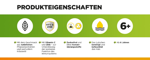 DOBENSANA Herbal Honiggeschm.Vit.C & Zink Pastil., 16 St