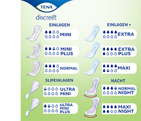 TENA® discreet Ultra Mini Slipeinlagen bei Inkontinenz, 28 St