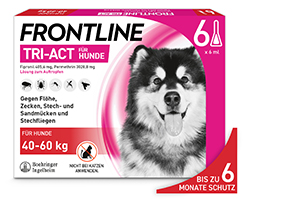 FRONTLINE Tri-Act Lsg.z.Auftropfen f.Hunde 40-60kg, 6 St
