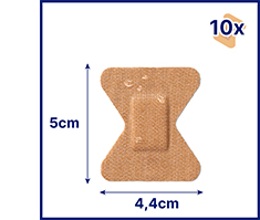 HANSAPLAST Elastic Fingerkuppen Pflasterstrips, 10 St