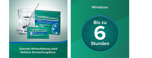 ASPIRIN COMPLEX Btl.m.Gran.z.Herst.e.Susp.z.Einn., 20 St