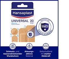 Hansaplast Universal Pflasterstrips wasserfest, 20 St