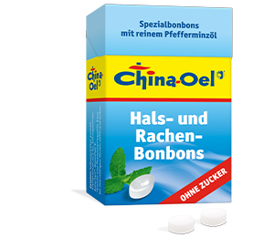 CHINA ÖL Hals- u.Hustenbonbons o.Zucker, 40 g