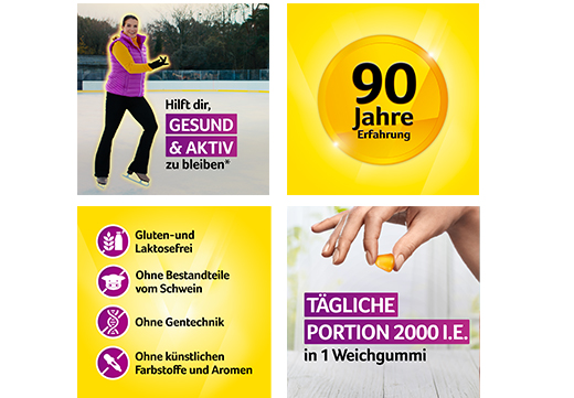 VIGANTOLVIT 2000 I.E. Vitamin D3 Weichgummis, 60 St