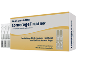 CORNEREGEL Fluid EDO Augentropfen, 30X0.6 ml