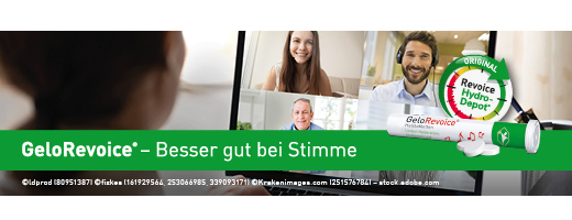 GeloRevoice Halstabletten Holunderblüte-Mentholfrei bei Heiserkeit, 20 St