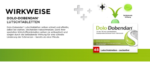 Dolo-Dobendan 1,4 mg / 10 mg Lutschtabletten, 48 St