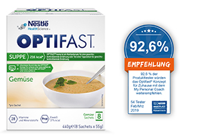 OPTIFAST Suppe Gemüse Pulver, 8X55 g