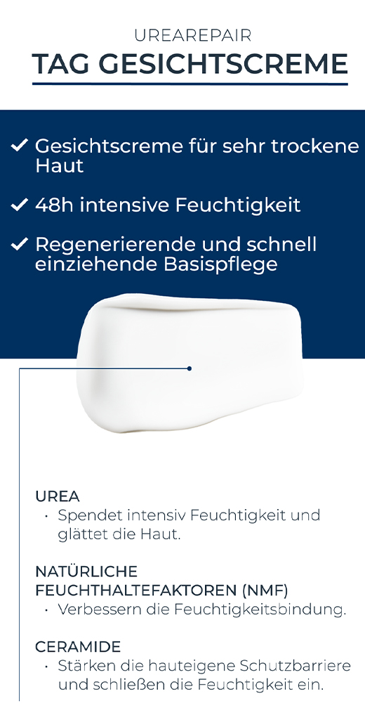 EUCERIN UreaRepair Gesichtscreme 5% Tag, 50 ml