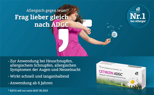 CETIRIZIN ADGC Filmtabletten, 100 St