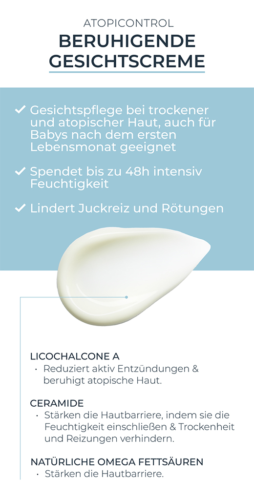 Eucerin AtopiControl Gesichtscreme, 50 ml