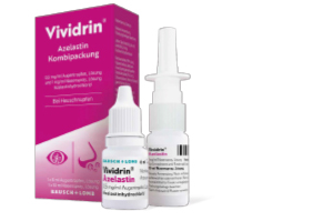 Vividrin® Azelastin Kombipackung bei Heuschnupfen & Allergien, 1 P