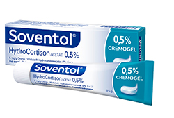 Soventol HydroCortisonacetat 0,5% Cremogel bei Hautentzündungen, 15 g