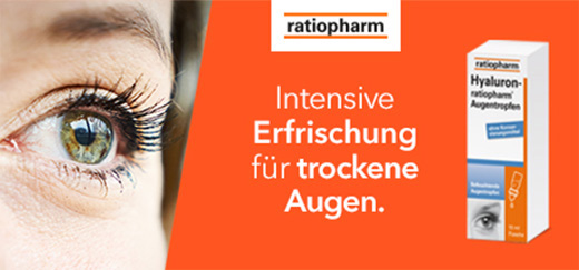 Hyaluron-ratiopharm® Augentropfen, 2X10 ml