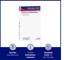 HANSAPOR steril Wundverband 10x15 cm, 1 St