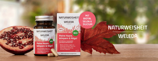 Weleda Naturweisheit Meine Haare Wimpern & Nägel Kapseln, 46 St
