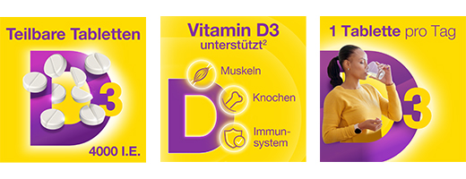 Vigantolvit 4.000 I.E.Vitamin D3 Tabletten, 60 St