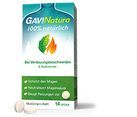 GAVINatura Lutschtabletten bei Verdauungsbeschwerden & Sodbrennen, 14 St