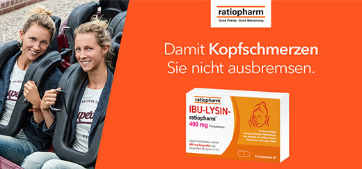 IBU-LYSIN-ratiopharm 400 mg Filmtabletten, 50 St