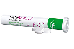 GeloRevoice Halstabletten Holunderblüte-Mentholfrei bei Heiserkeit, 20 St