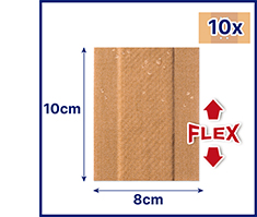 Hansaplast Elastic Pflaster 8 cm x 1 m, 1 St