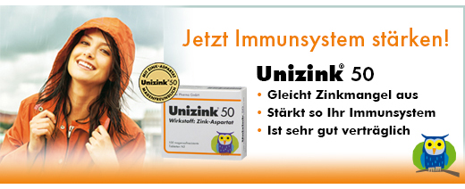 UNIZINK 50 magensaftresistente Tabletten, 50 St