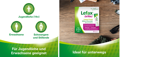 Lefax intens Lemon Fresh Mikro Granulat 250 mg Simeticon, 20 St